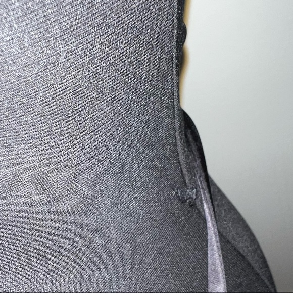 White House Black Market WHBM Long Sleeve Satin-Trim Shirt Dress XXS - Picture 4 of 10